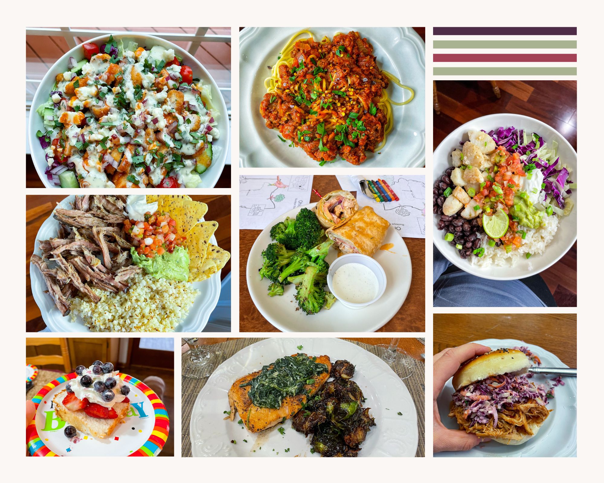 January Weekly Meal Plan #5 - A Healthy Slice of Life